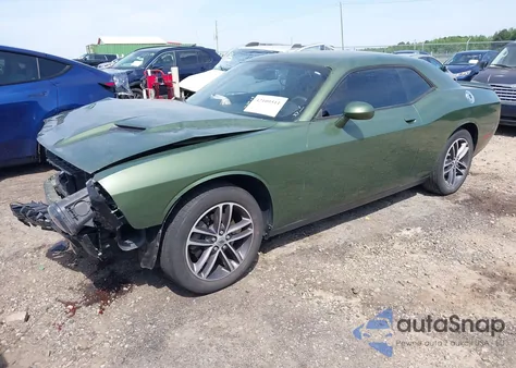2019 Dodge Challenger Sxt Awd из США, поврежденный, VIN 2C3CDZGG0KH628040